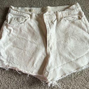 Universal thread Cream Denim Shorts
